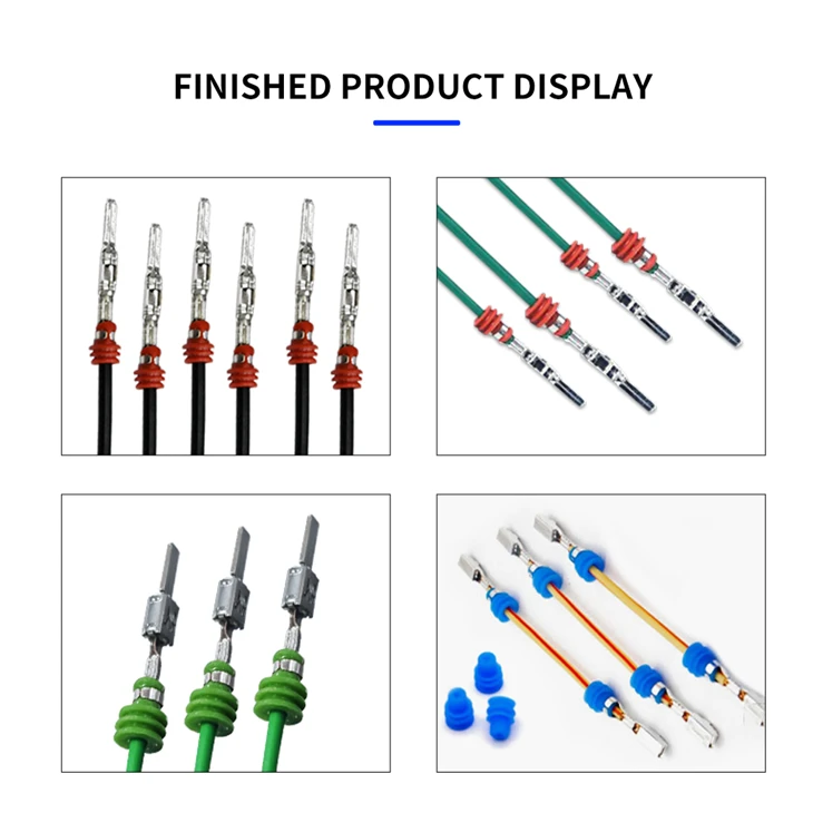 Double head waterproof plug insert terminal crimping machine price