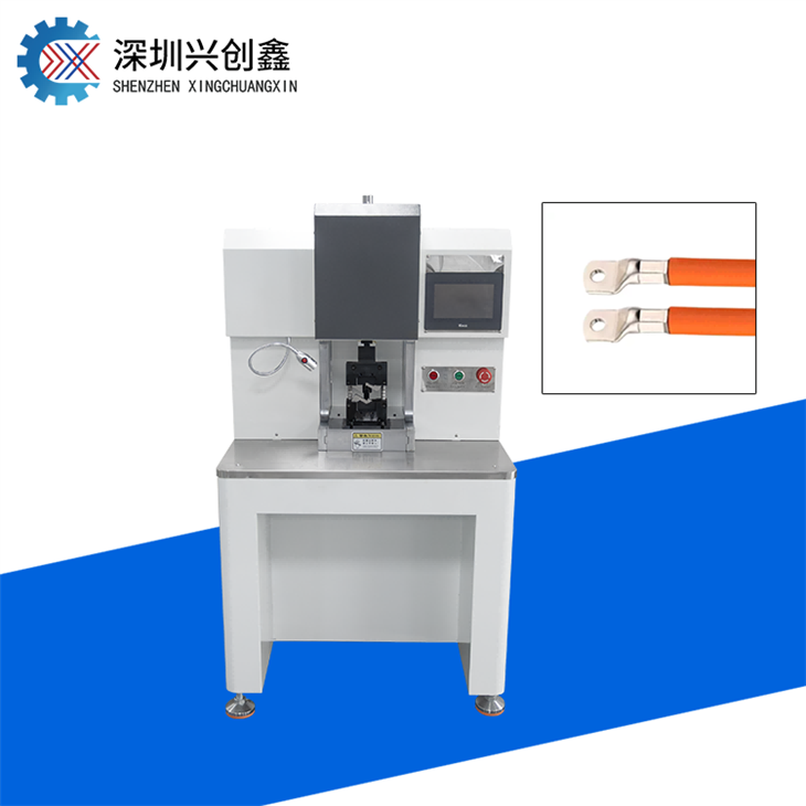 30T Servo Motor Power Cable Lug Terminal Press Machine Electrical Hexagonal Open Hexagon Servo Terminal Crimping Machine