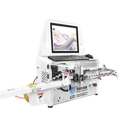 Automatic Wire Cutting Stripping And Number Tube Thermal Printer Printing Threading Machine