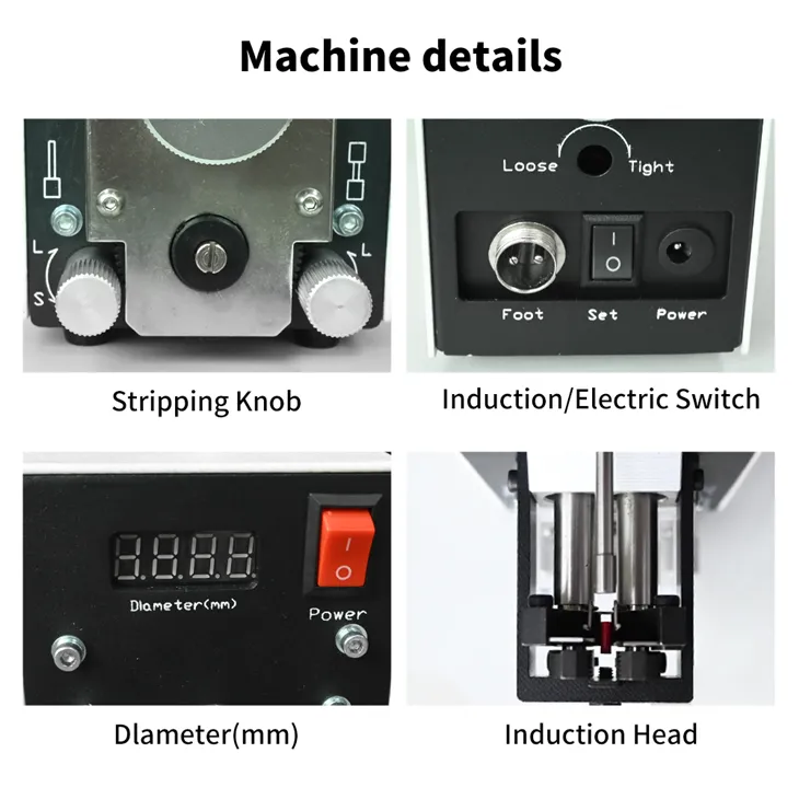 XCX 0.03-4mm2 High Efficiency Electric Wire Stripper And Cable Stripper Stripping Machine high quality